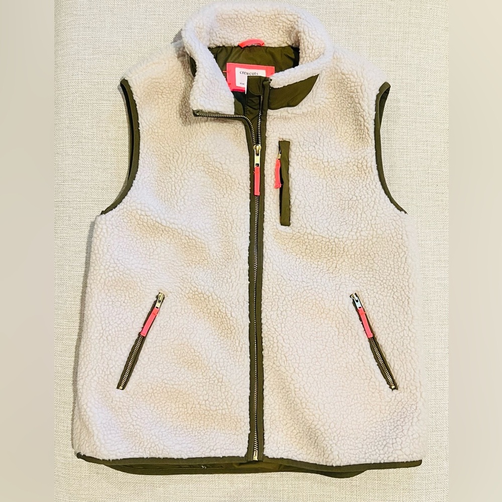 Girls Crewcuts Sherpa Vest / Size 14
